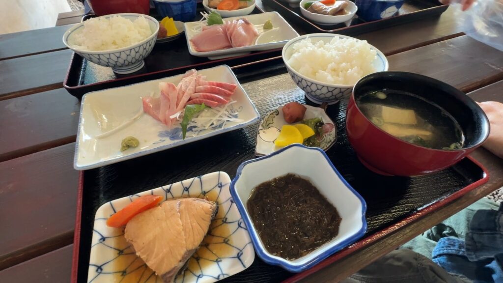 にしわき鮮魚店のお刺身定食