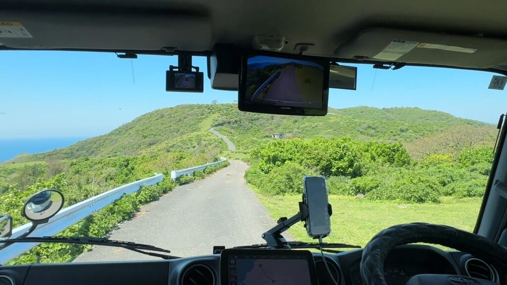 西ノ島・国賀海岸へ向かう道
