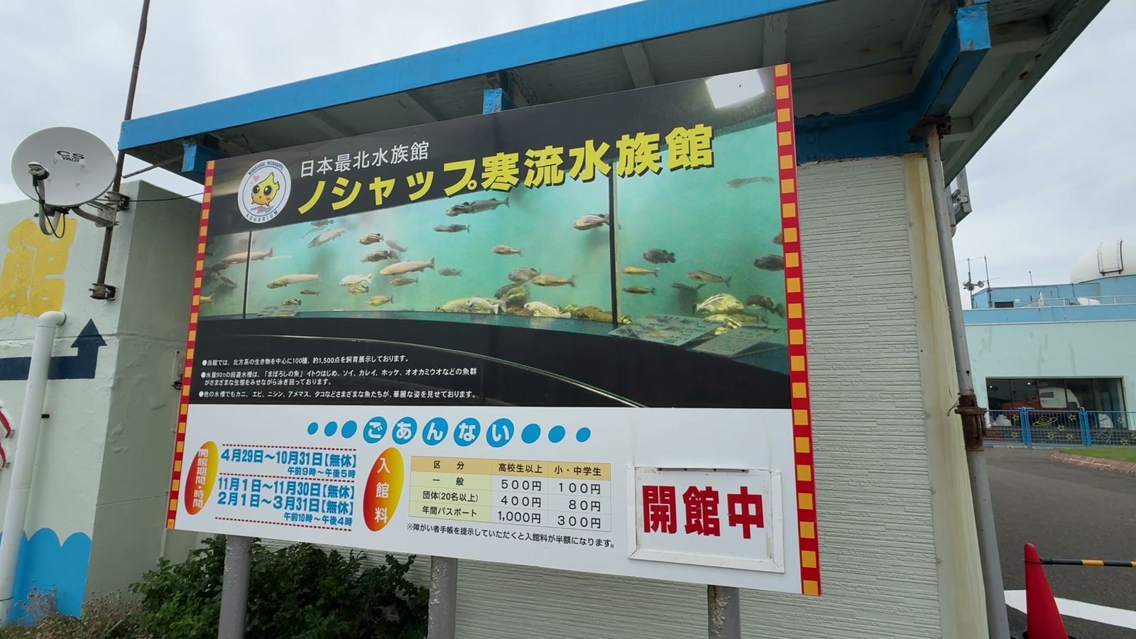 ノシャップ寒流水族館