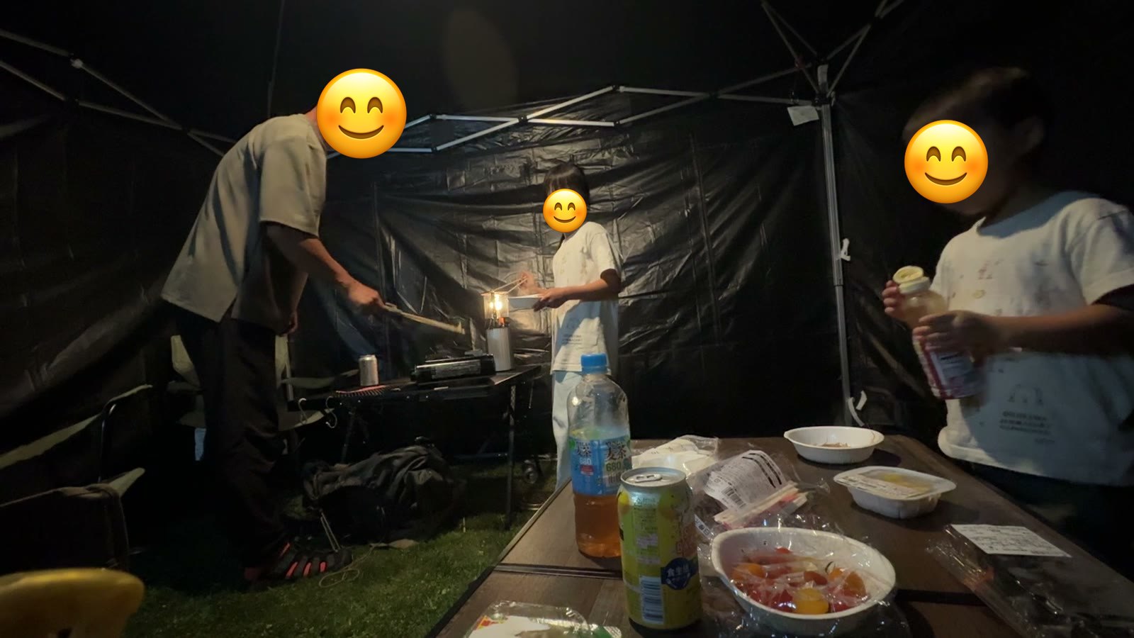 娘も焼き係