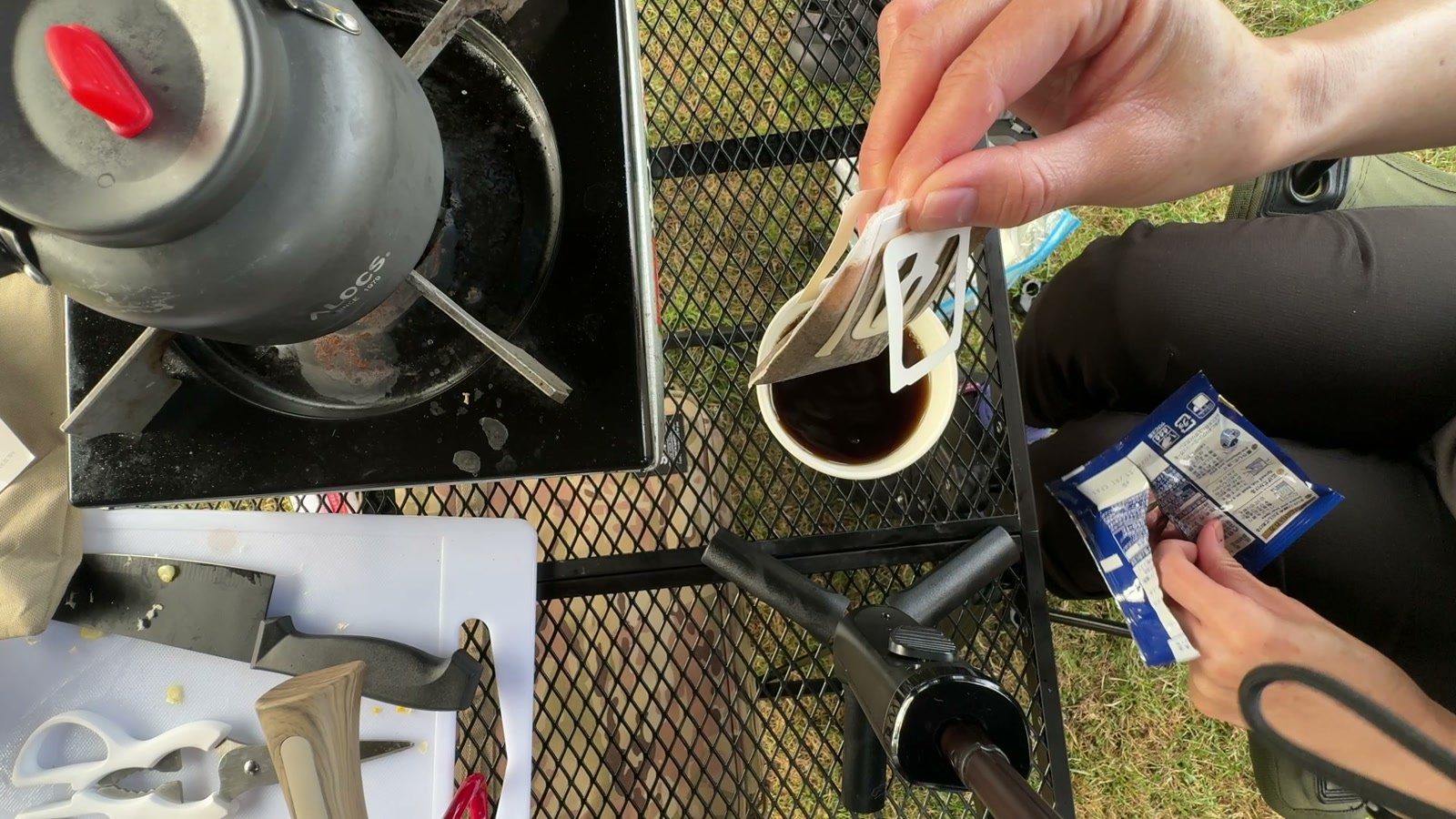 朝のコーヒー