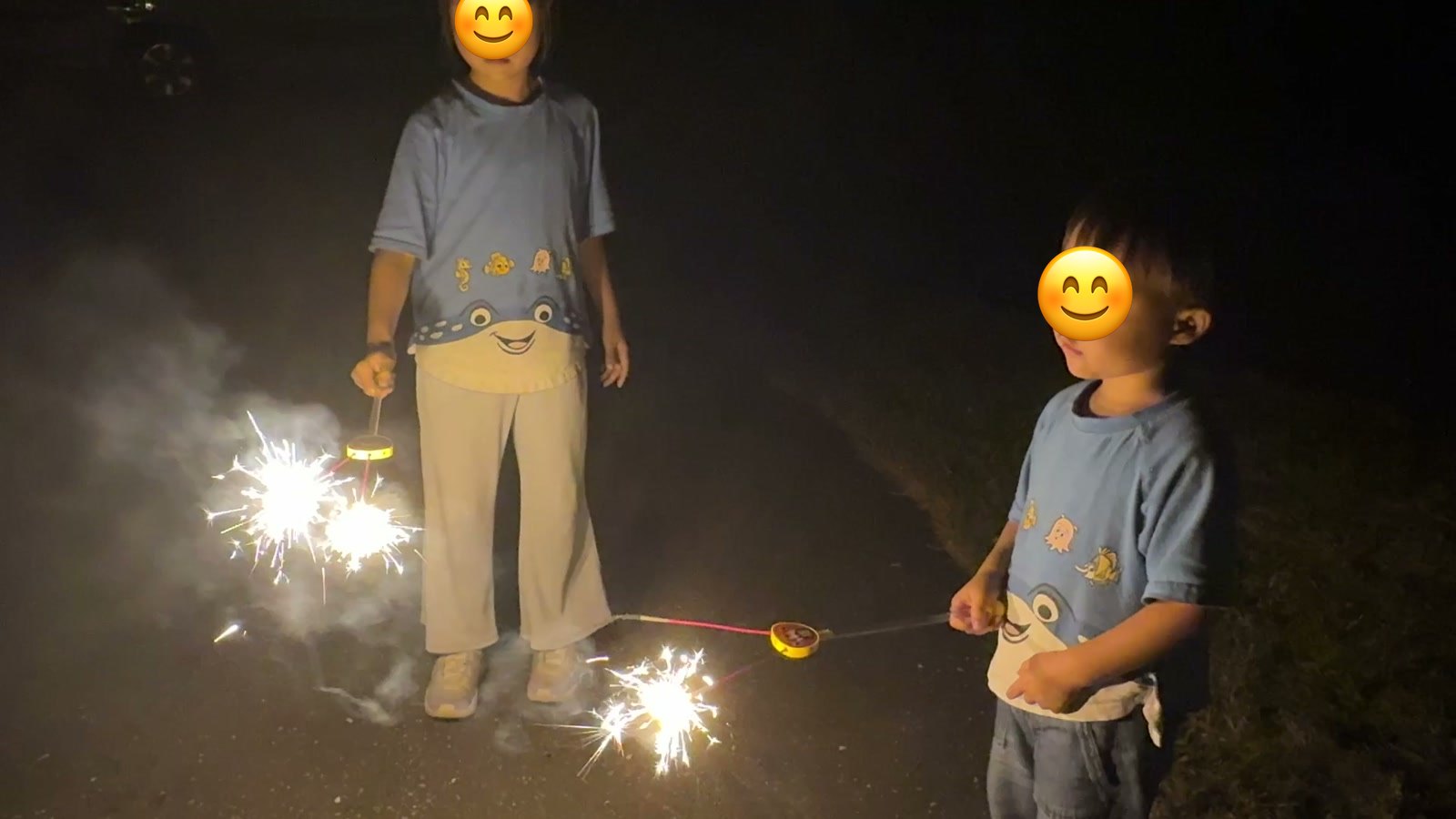 夜は花火