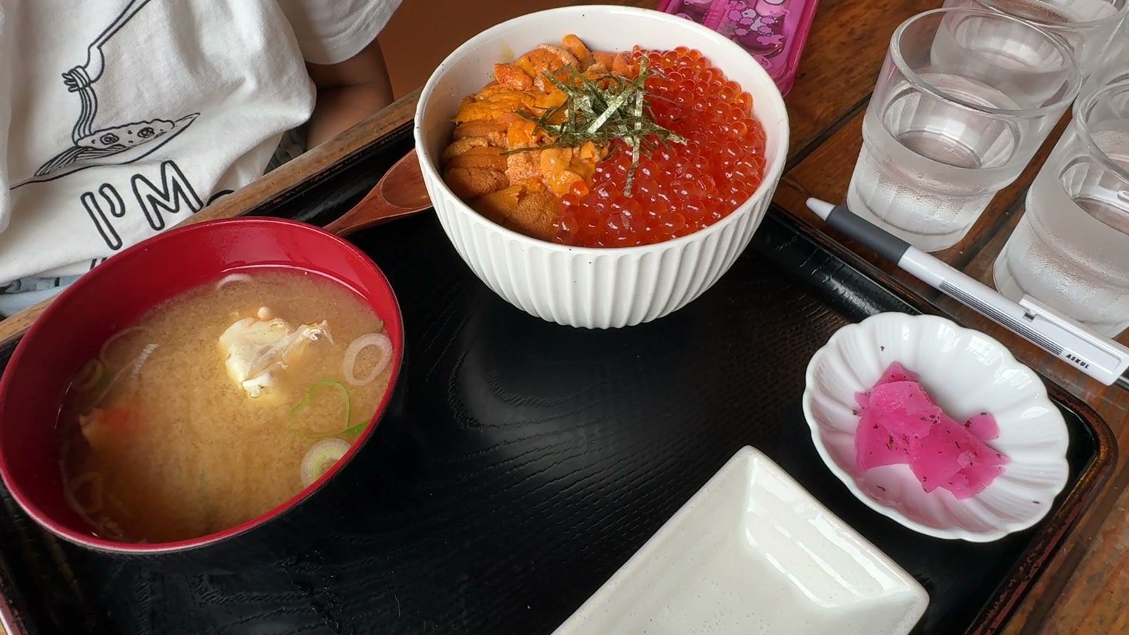 娘のウニ・イクラ丼