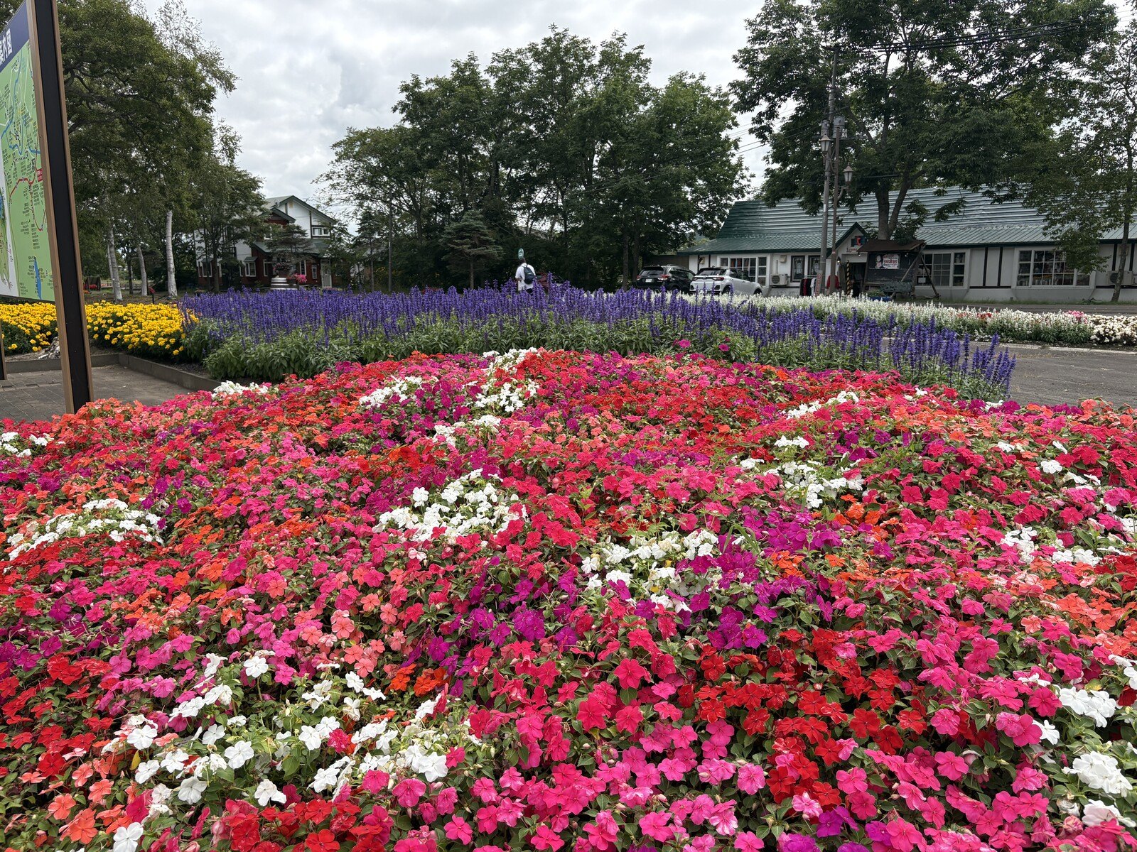 道の駅 摩周温泉の花壇