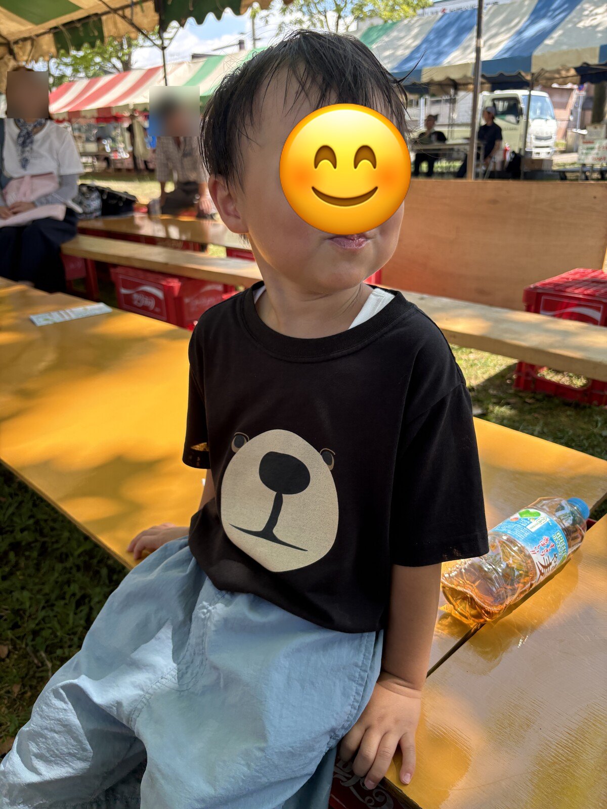 お昼ごはんのあとの息子