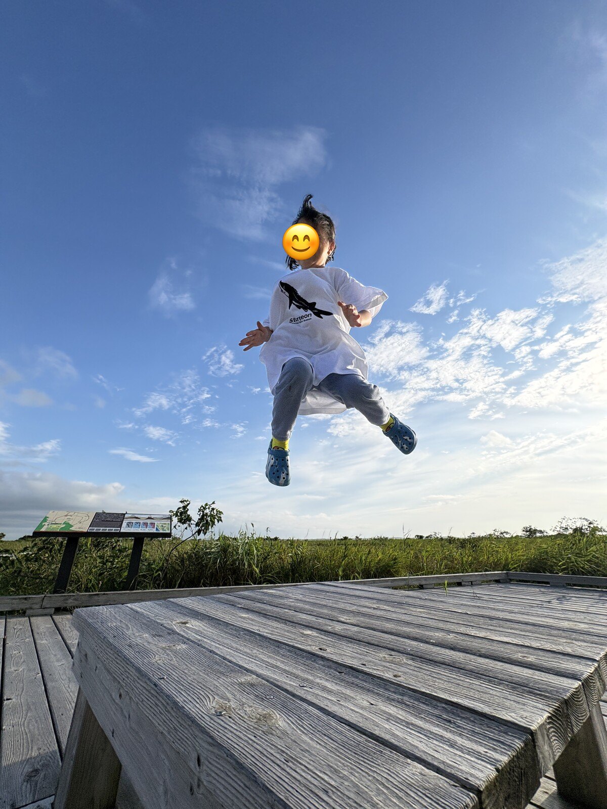 何度もジャンプ