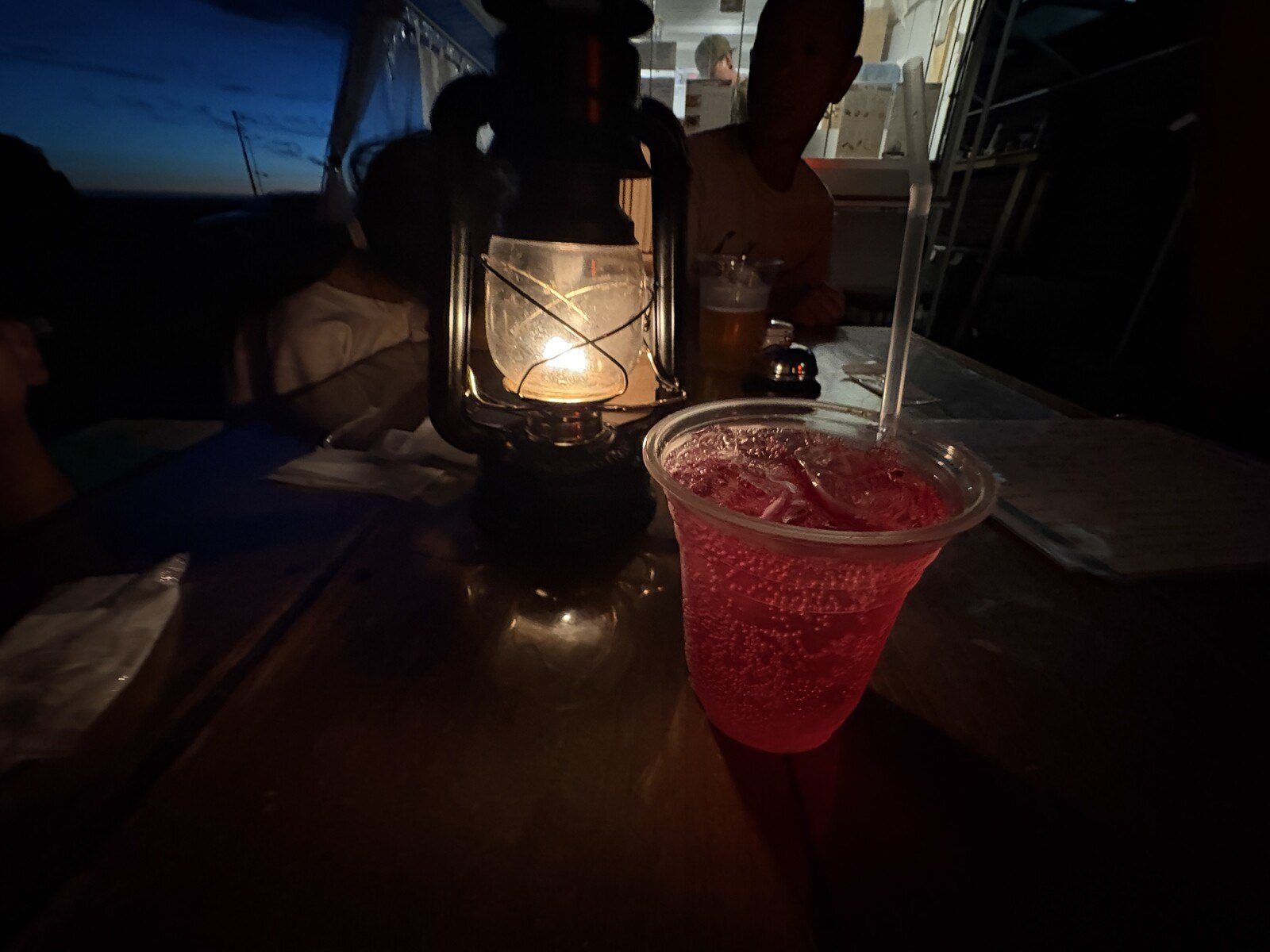 ランタンとシソジュース
